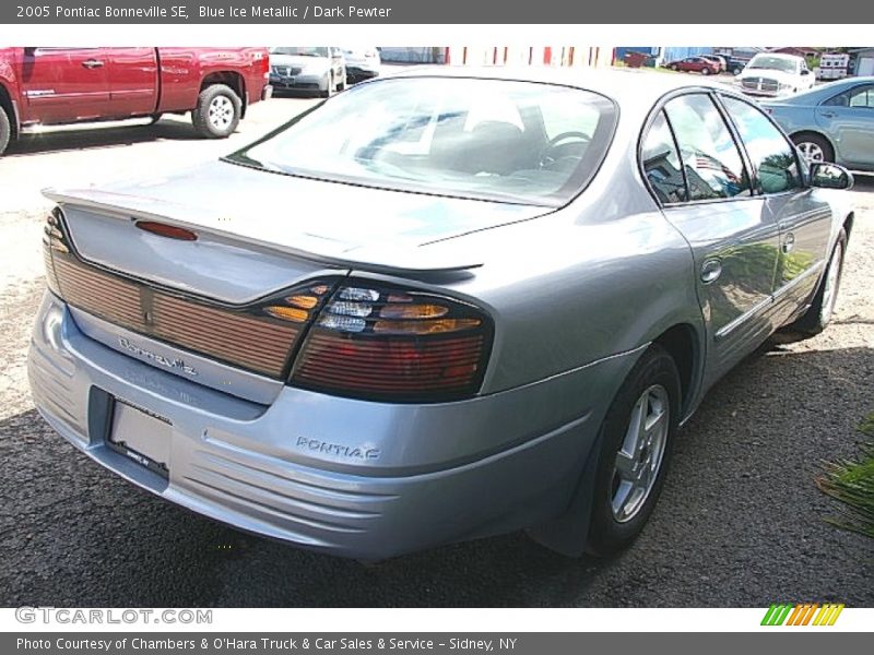 Blue Ice Metallic / Dark Pewter 2005 Pontiac Bonneville SE