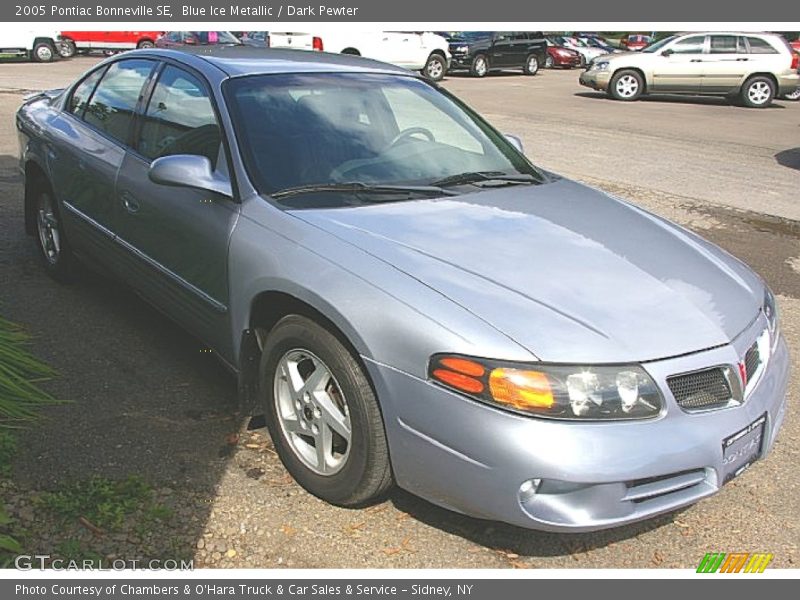 Blue Ice Metallic / Dark Pewter 2005 Pontiac Bonneville SE