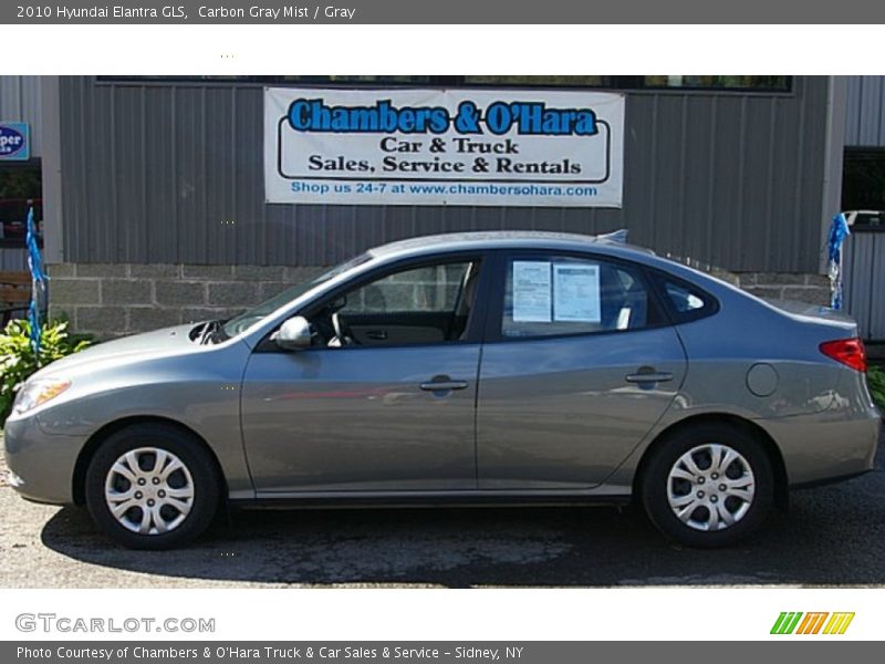 Carbon Gray Mist / Gray 2010 Hyundai Elantra GLS