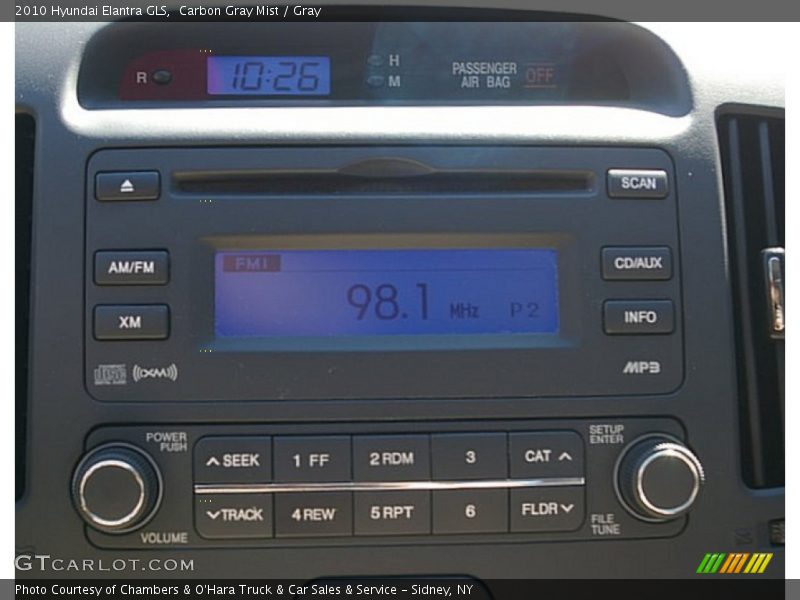 Carbon Gray Mist / Gray 2010 Hyundai Elantra GLS