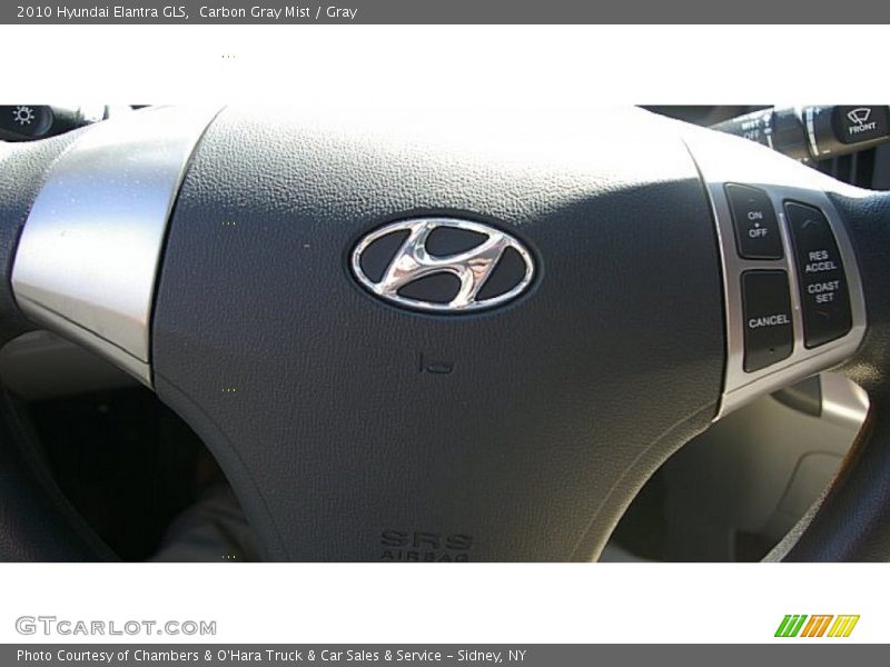 Carbon Gray Mist / Gray 2010 Hyundai Elantra GLS