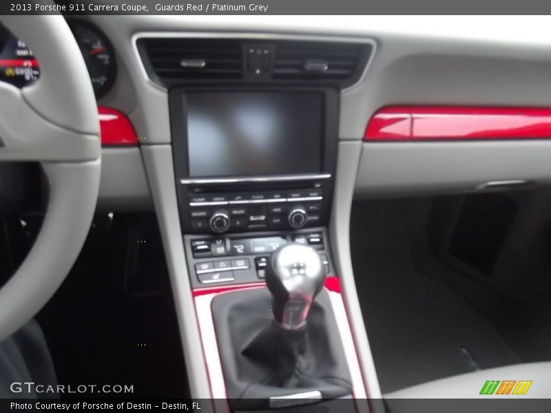 Guards Red / Platinum Grey 2013 Porsche 911 Carrera Coupe