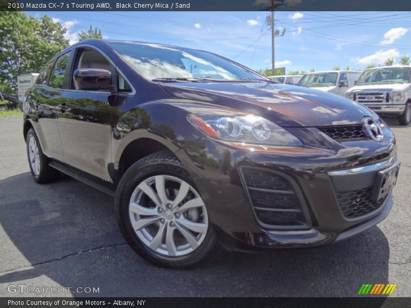 Black Cherry Mica / Sand 2010 Mazda CX-7 s Touring AWD