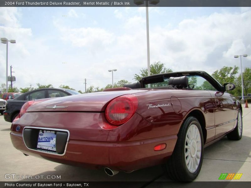Merlot Metallic / Black Ink 2004 Ford Thunderbird Deluxe Roadster