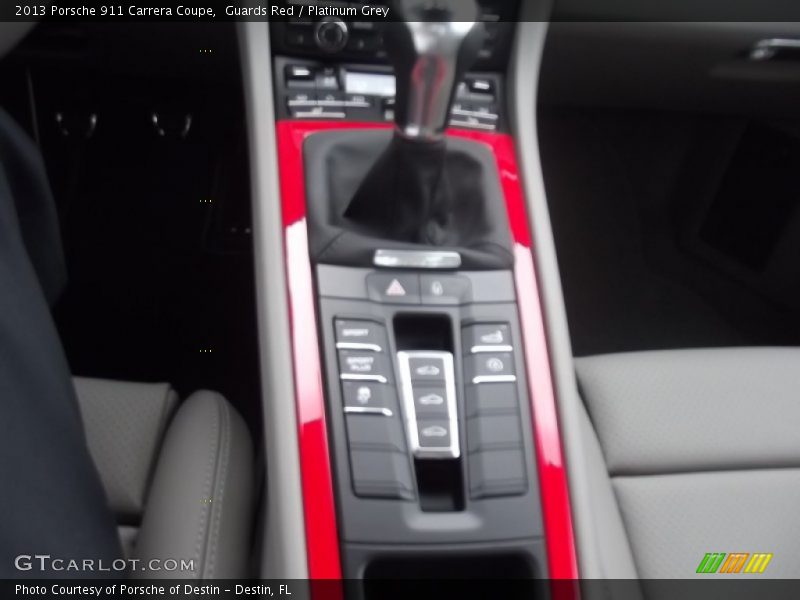 Guards Red / Platinum Grey 2013 Porsche 911 Carrera Coupe