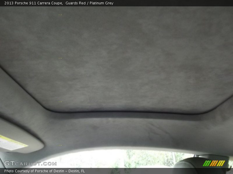 Guards Red / Platinum Grey 2013 Porsche 911 Carrera Coupe