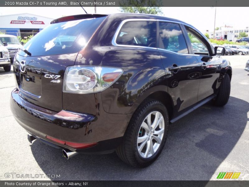 Black Cherry Mica / Sand 2010 Mazda CX-7 s Touring AWD