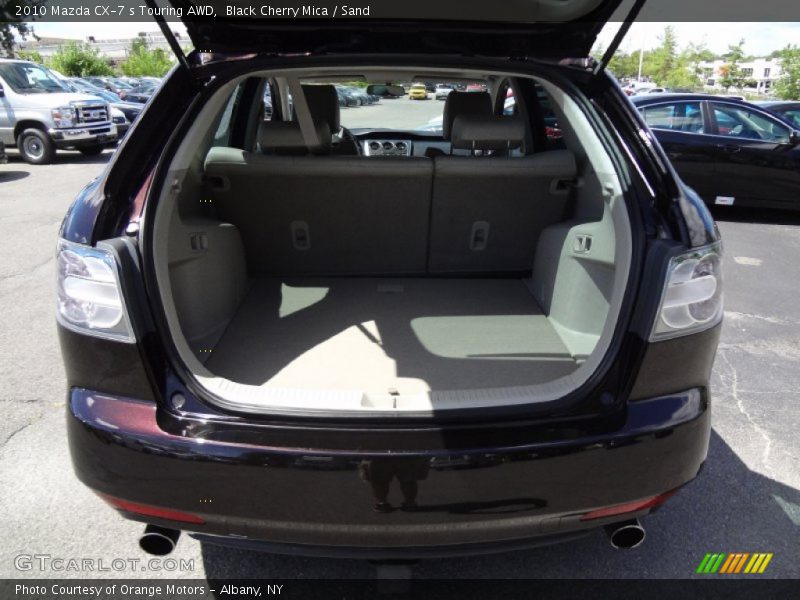 Black Cherry Mica / Sand 2010 Mazda CX-7 s Touring AWD