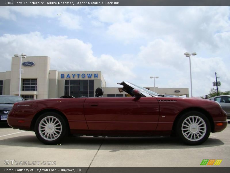 Merlot Metallic / Black Ink 2004 Ford Thunderbird Deluxe Roadster
