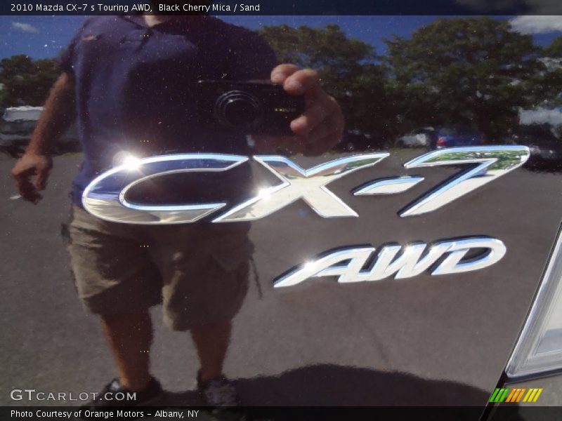 Black Cherry Mica / Sand 2010 Mazda CX-7 s Touring AWD