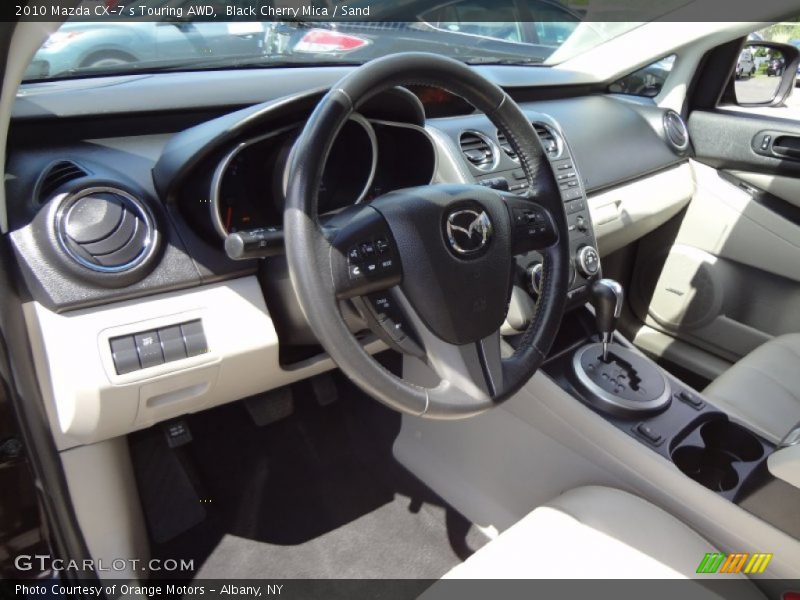Black Cherry Mica / Sand 2010 Mazda CX-7 s Touring AWD