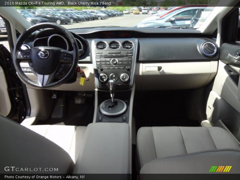 Black Cherry Mica / Sand 2010 Mazda CX-7 s Touring AWD