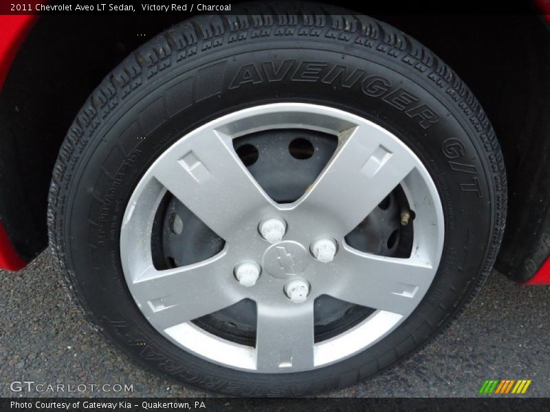 Victory Red / Charcoal 2011 Chevrolet Aveo LT Sedan
