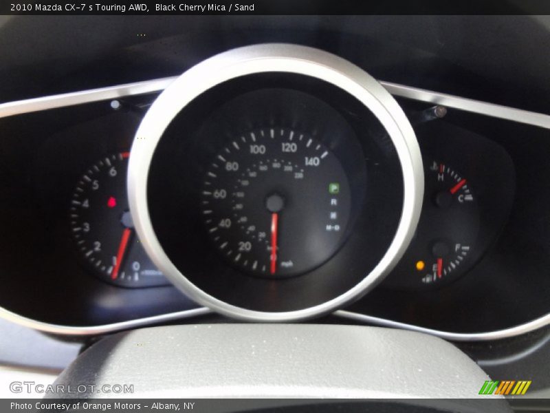 Black Cherry Mica / Sand 2010 Mazda CX-7 s Touring AWD