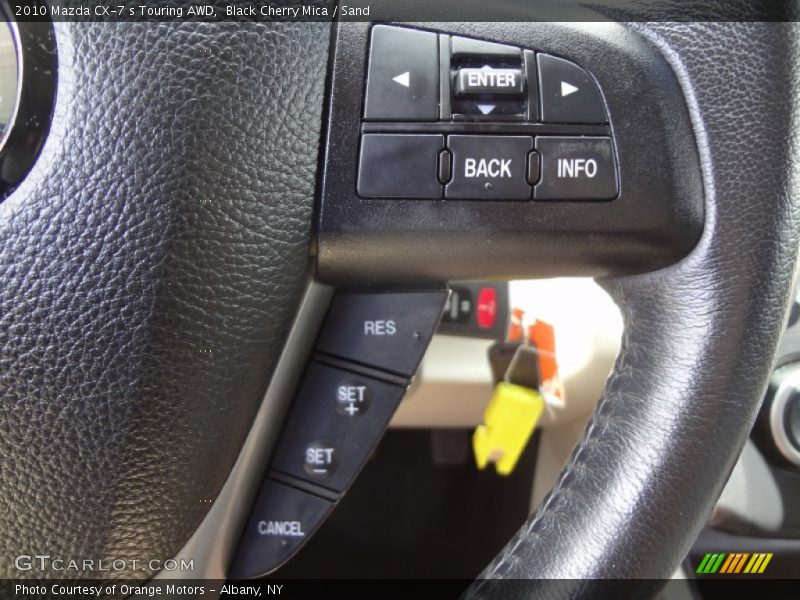 Black Cherry Mica / Sand 2010 Mazda CX-7 s Touring AWD