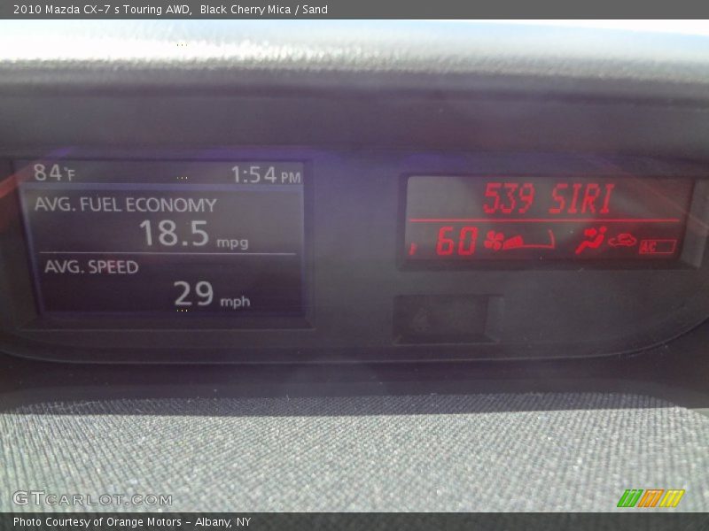 Black Cherry Mica / Sand 2010 Mazda CX-7 s Touring AWD