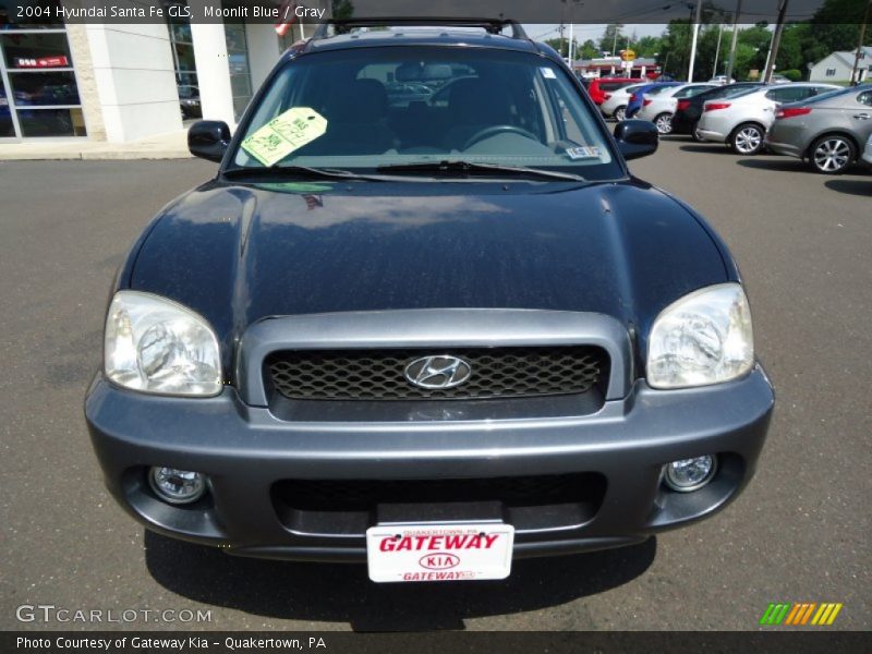 Moonlit Blue / Gray 2004 Hyundai Santa Fe GLS