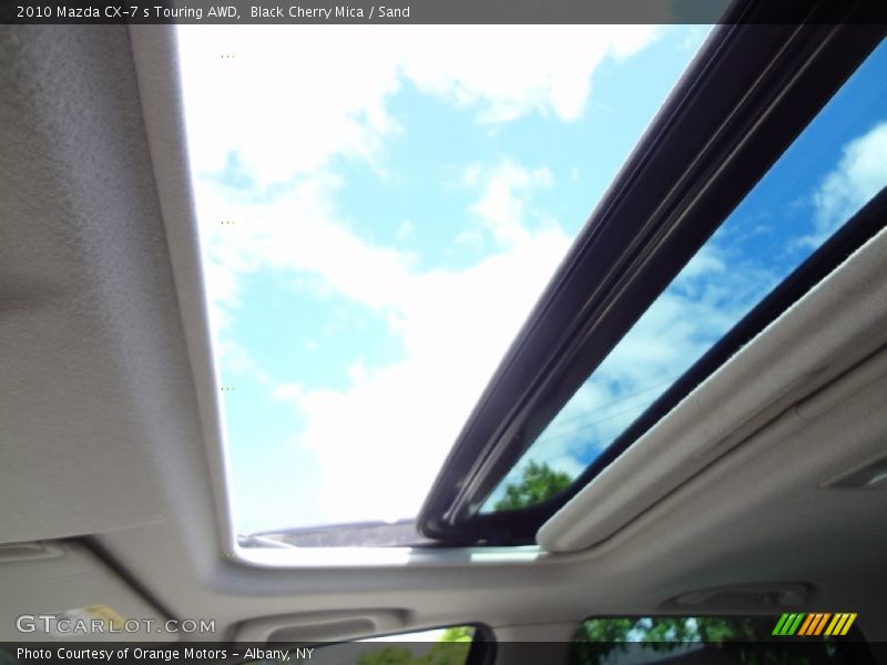 Black Cherry Mica / Sand 2010 Mazda CX-7 s Touring AWD