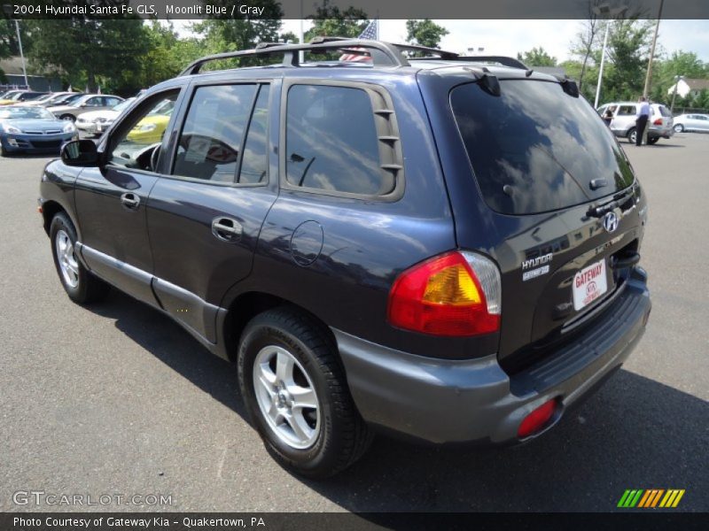 Moonlit Blue / Gray 2004 Hyundai Santa Fe GLS