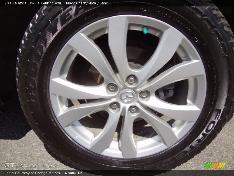 Black Cherry Mica / Sand 2010 Mazda CX-7 s Touring AWD