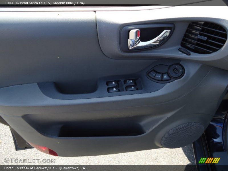 Moonlit Blue / Gray 2004 Hyundai Santa Fe GLS