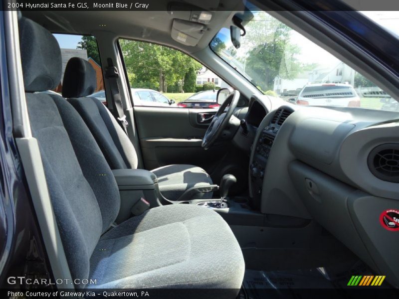 Moonlit Blue / Gray 2004 Hyundai Santa Fe GLS
