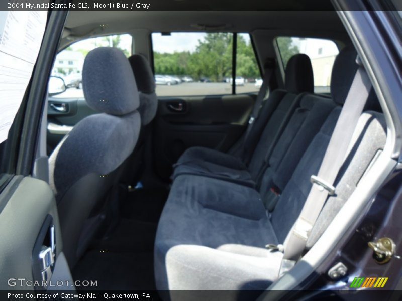 Moonlit Blue / Gray 2004 Hyundai Santa Fe GLS