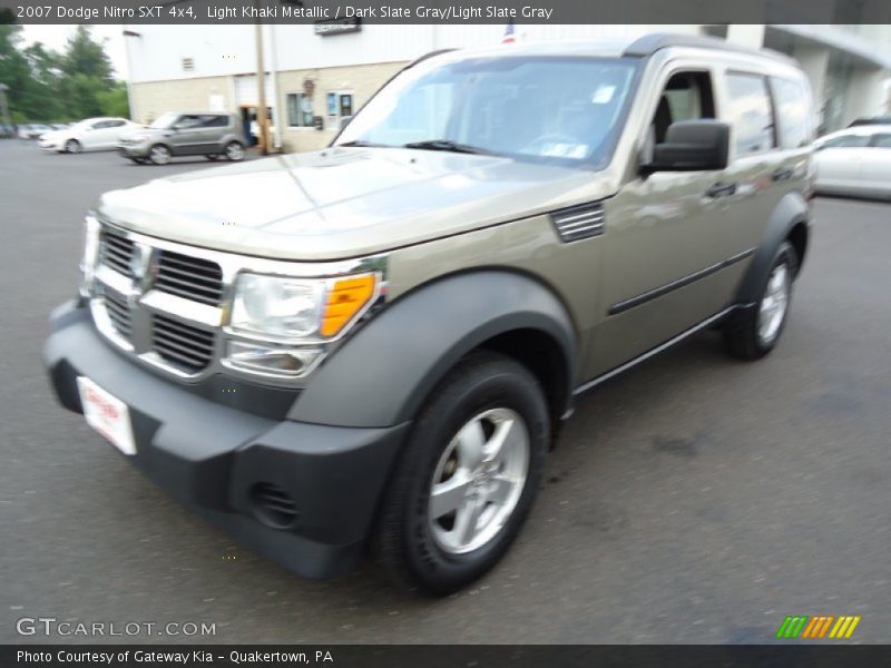 Light Khaki Metallic / Dark Slate Gray/Light Slate Gray 2007 Dodge Nitro SXT 4x4