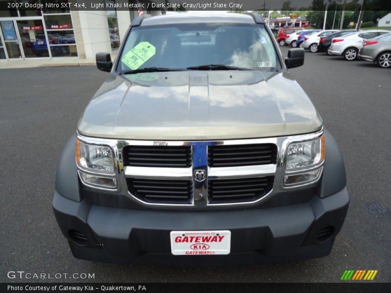 Light Khaki Metallic / Dark Slate Gray/Light Slate Gray 2007 Dodge Nitro SXT 4x4