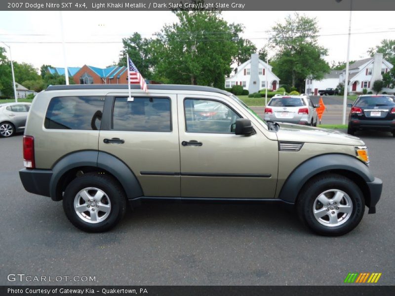 Light Khaki Metallic / Dark Slate Gray/Light Slate Gray 2007 Dodge Nitro SXT 4x4
