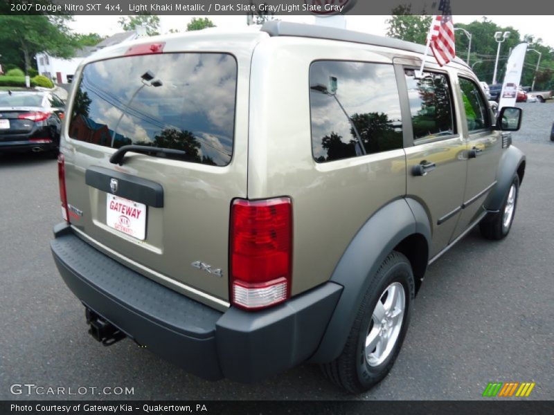 Light Khaki Metallic / Dark Slate Gray/Light Slate Gray 2007 Dodge Nitro SXT 4x4