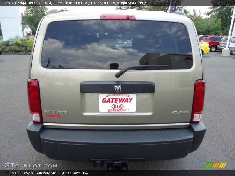 Light Khaki Metallic / Dark Slate Gray/Light Slate Gray 2007 Dodge Nitro SXT 4x4