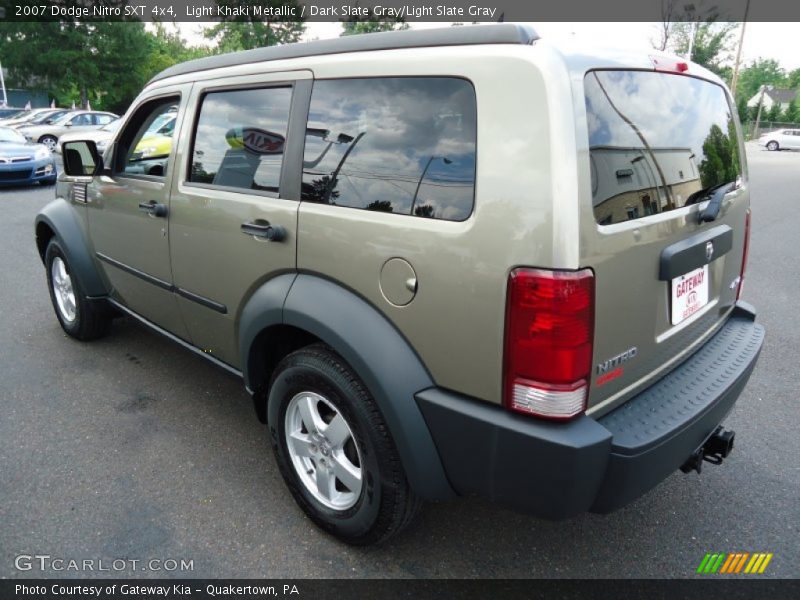 Light Khaki Metallic / Dark Slate Gray/Light Slate Gray 2007 Dodge Nitro SXT 4x4