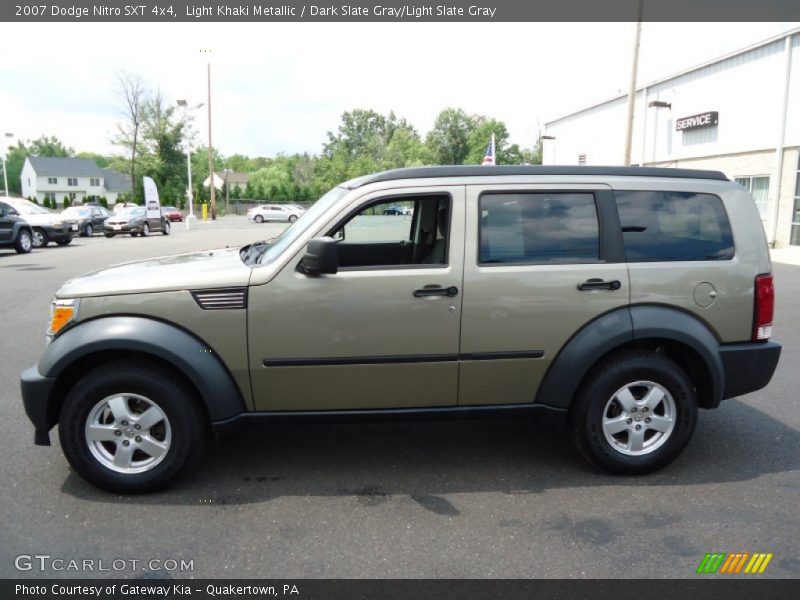 Light Khaki Metallic / Dark Slate Gray/Light Slate Gray 2007 Dodge Nitro SXT 4x4