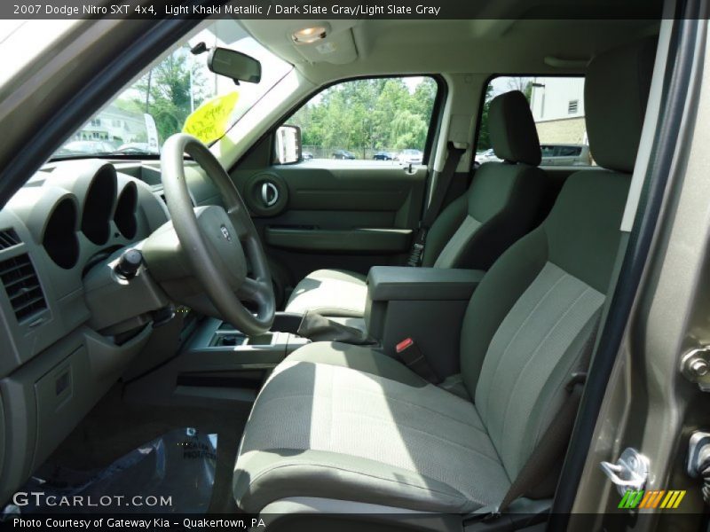 Light Khaki Metallic / Dark Slate Gray/Light Slate Gray 2007 Dodge Nitro SXT 4x4