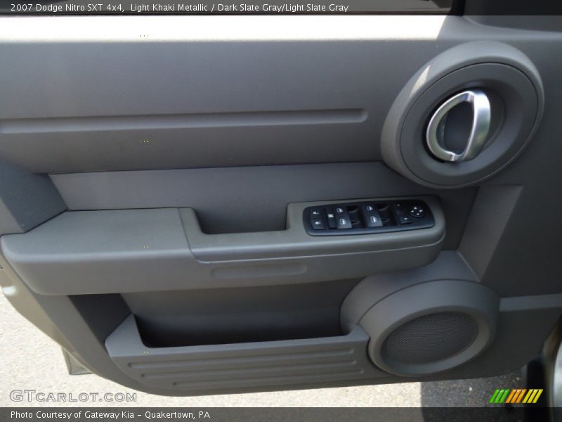 Light Khaki Metallic / Dark Slate Gray/Light Slate Gray 2007 Dodge Nitro SXT 4x4