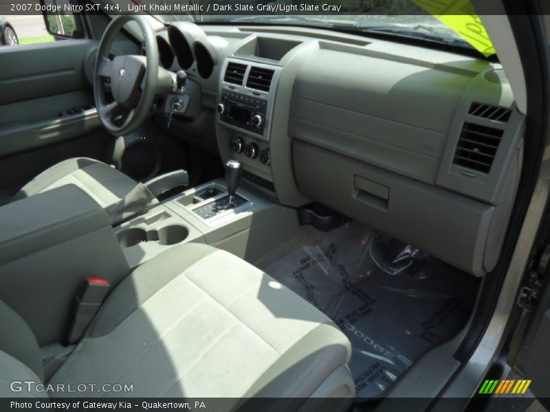 Light Khaki Metallic / Dark Slate Gray/Light Slate Gray 2007 Dodge Nitro SXT 4x4