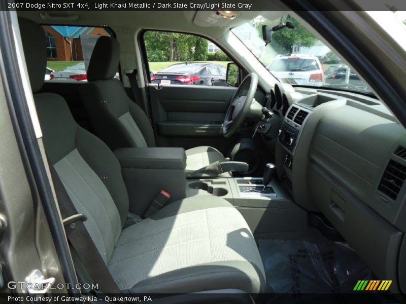 Light Khaki Metallic / Dark Slate Gray/Light Slate Gray 2007 Dodge Nitro SXT 4x4