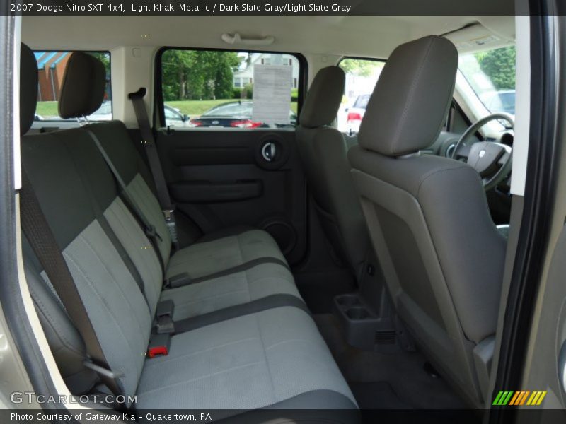 Light Khaki Metallic / Dark Slate Gray/Light Slate Gray 2007 Dodge Nitro SXT 4x4