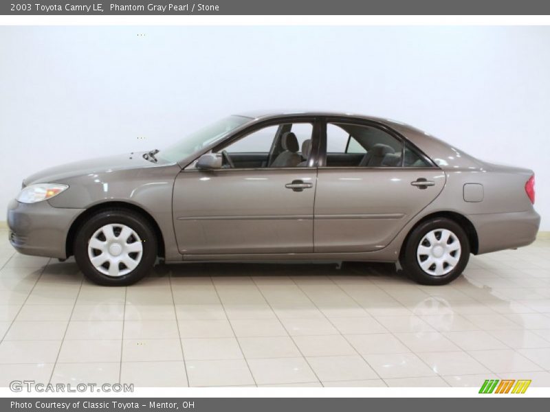 Phantom Gray Pearl / Stone 2003 Toyota Camry LE