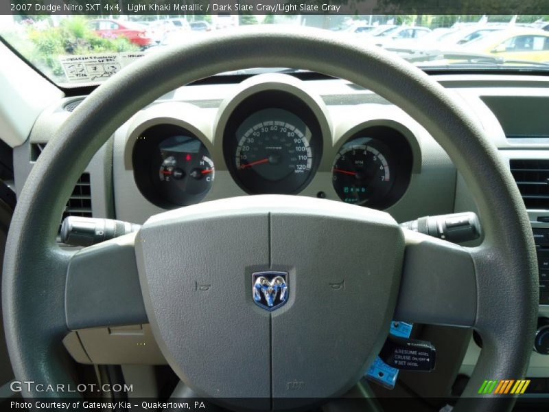 Light Khaki Metallic / Dark Slate Gray/Light Slate Gray 2007 Dodge Nitro SXT 4x4
