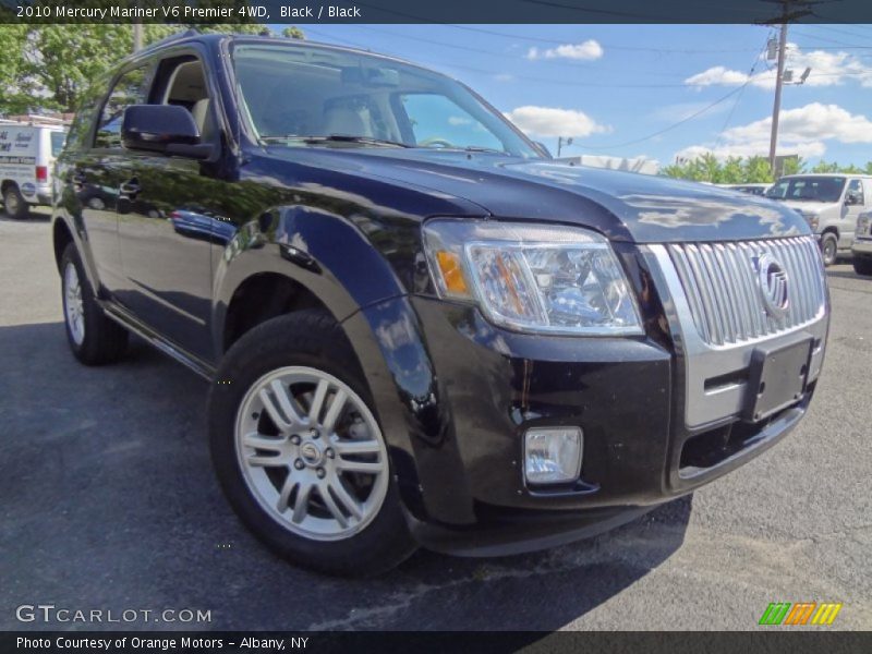 Black / Black 2010 Mercury Mariner V6 Premier 4WD