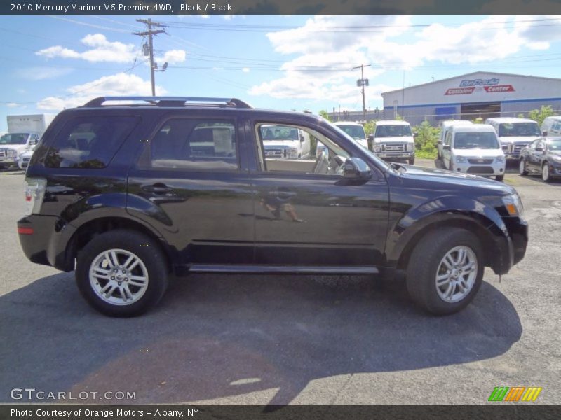 Black / Black 2010 Mercury Mariner V6 Premier 4WD
