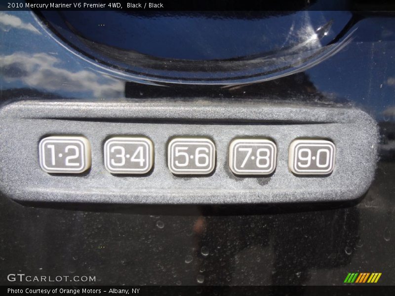 Black / Black 2010 Mercury Mariner V6 Premier 4WD