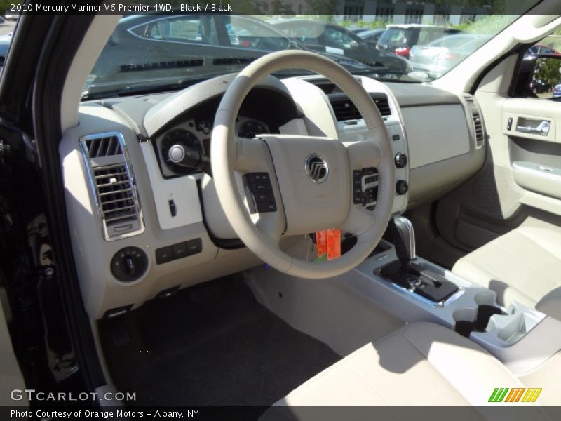 Black / Black 2010 Mercury Mariner V6 Premier 4WD