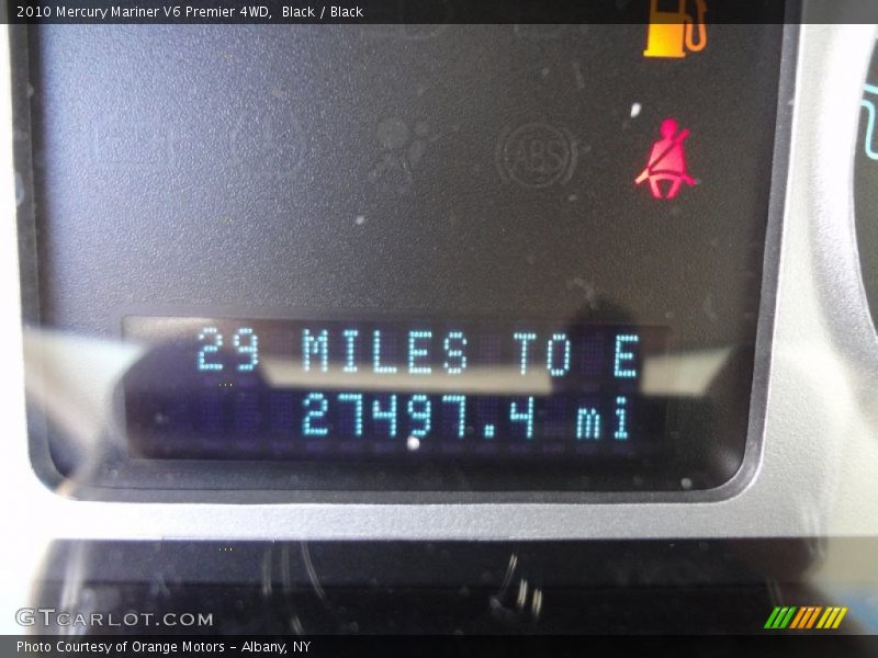 Black / Black 2010 Mercury Mariner V6 Premier 4WD