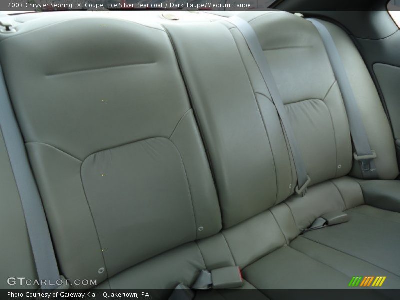 Ice Silver Pearlcoat / Dark Taupe/Medium Taupe 2003 Chrysler Sebring LXi Coupe