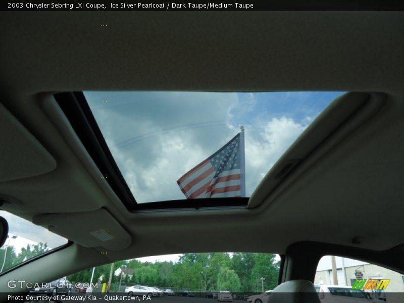 Sunroof of 2003 Sebring LXi Coupe