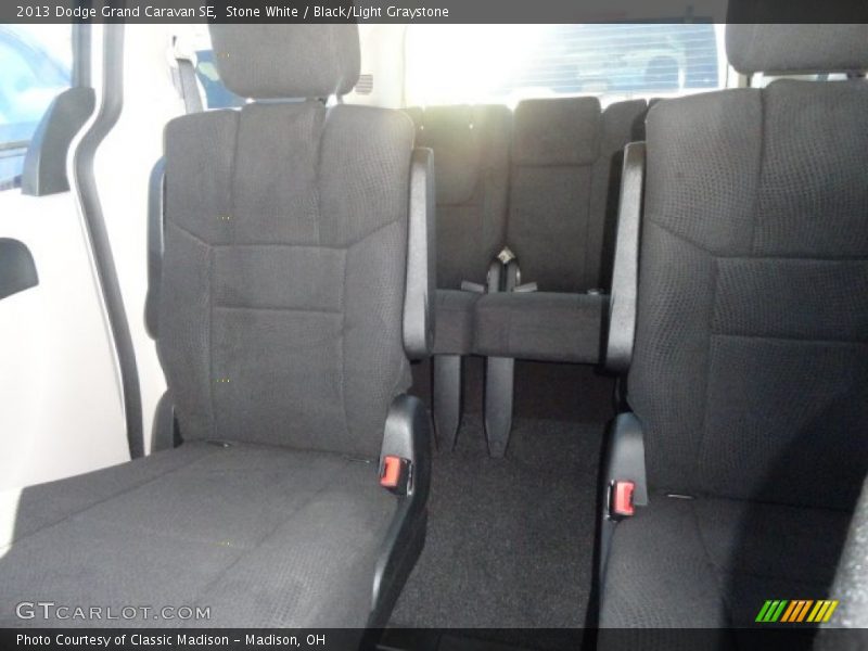 Stone White / Black/Light Graystone 2013 Dodge Grand Caravan SE