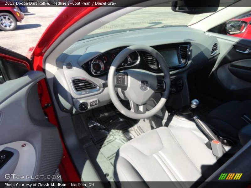 Redline 2-Coat Pearl / Diesel Gray 2013 Dodge Dart Rallye